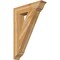 Ekena Millwork Traditional Traditional Rough Sawn Bracket, Western Red Cedar, 6"W x 28"D x 40"H BKT06X28X40TRA01RWR - alternate 1